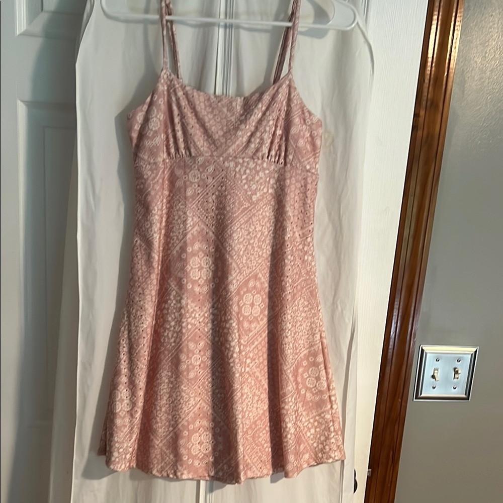 Altar'd State Pink Patterned Dress